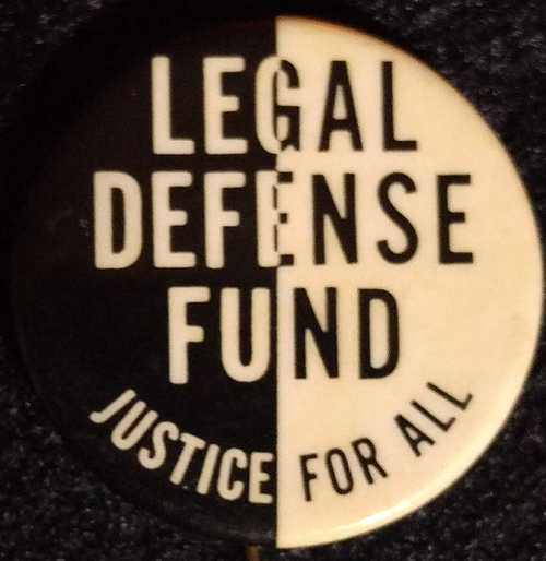 [NAACP Legal Defense Fund pin]