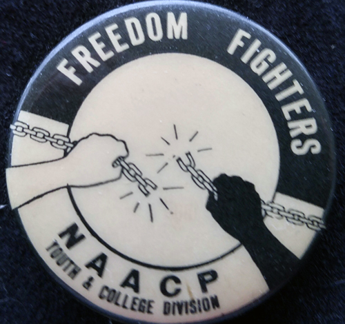 [NAACP Youth & College Division pin]