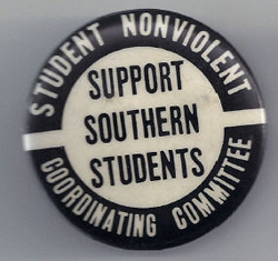 [Support Southern Students SNCC pin]