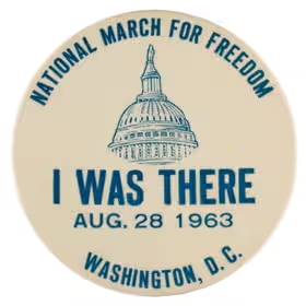 [March on Washington pin]