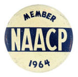 [NAACP 1964 pin]
